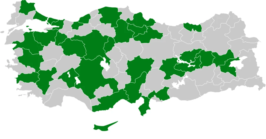 Büyük Karabaş Martı Türkiye dağılım haritası