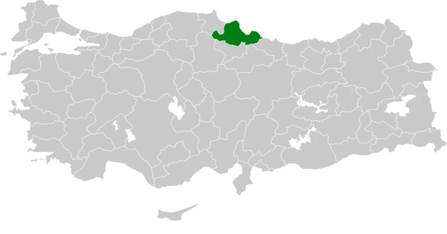 Büyük Korsanmartı Türkiye dağılım haritası