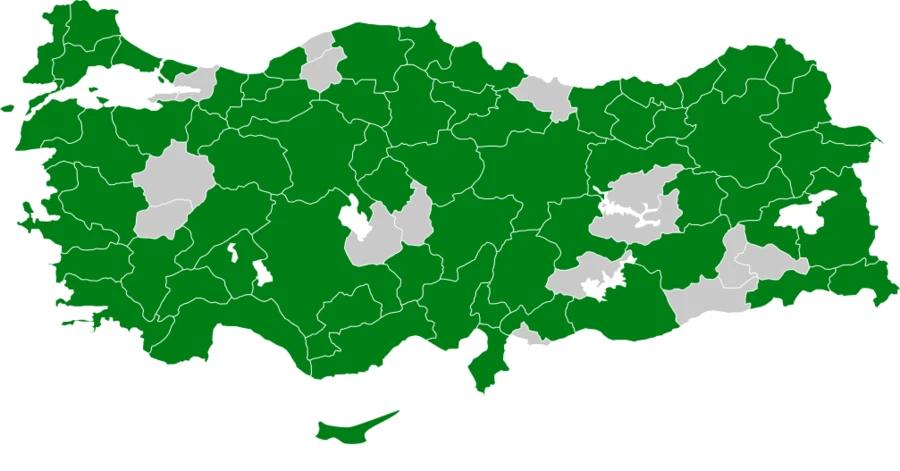 Çayır Taşkuşu Türkiye dağılım haritası