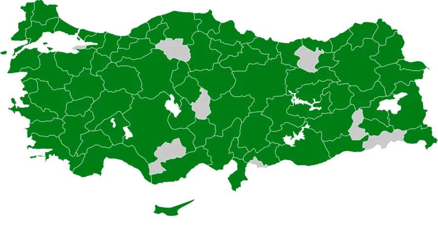 Ev kırlangıcı Türkiye dağılım haritası