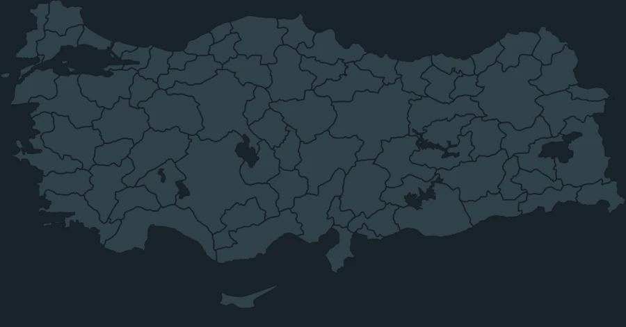 Huş isketesi Türkiye dağılım haritası