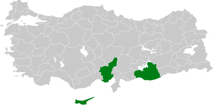 Karasırtlı kuyrukkakan Türkiye dağılım haritası