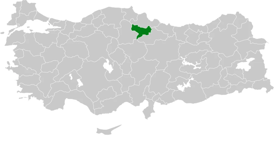 Akyanaklı kaz Türkiye dağılım haritası
