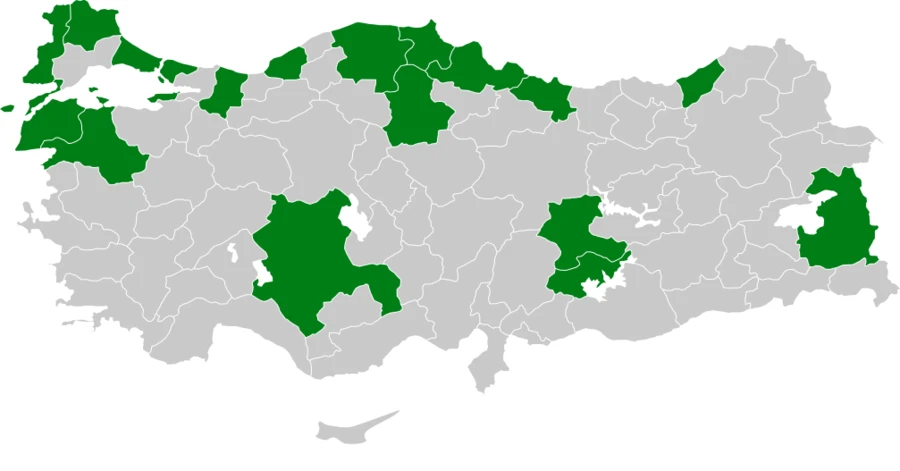 Ötücü kuğu Türkiye dağılım haritası