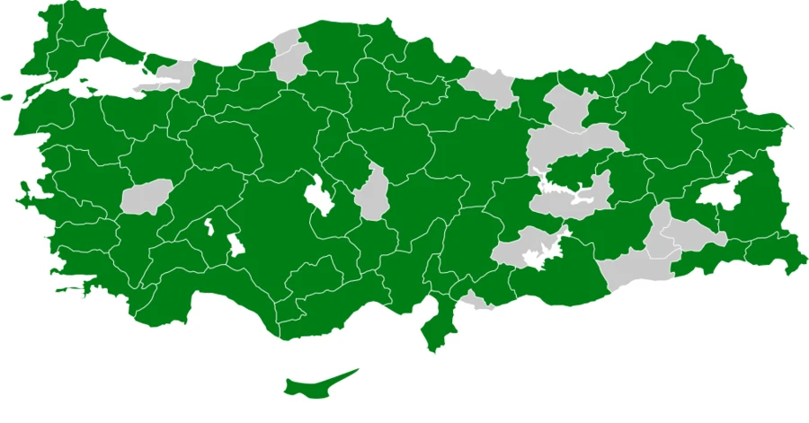Tarlakuşu Türkiye dağılım haritası