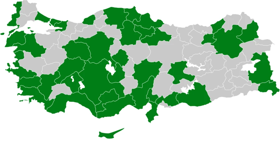 Bataklık Düdükçünü Türkiye dağılım haritası