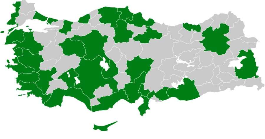 Bataklık Suyelvesi Türkiye dağılım haritası