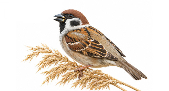 Ağaç Serçesi - Passer montanus kuş görseli