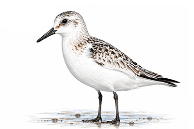 Ak Kumkuşu - Calidris alba kuş görseli