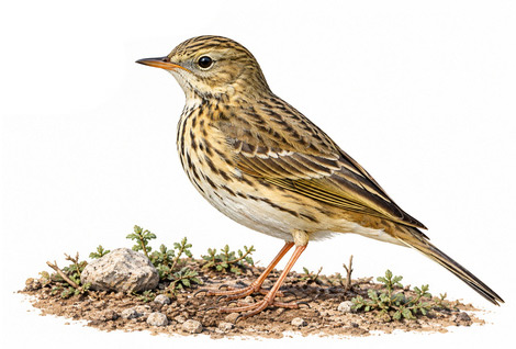 Çayır incirkuşu - Anthus pratensis kuş görseli