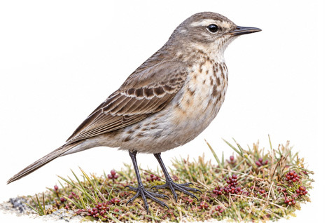 Dağ incirkuşu - Anthus spinoletta kuş görseli