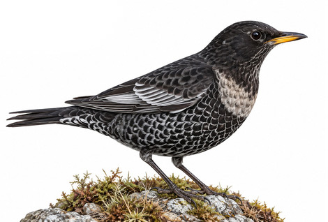 Boğmaklı ardıç - Turdus torquatus kuş görseli