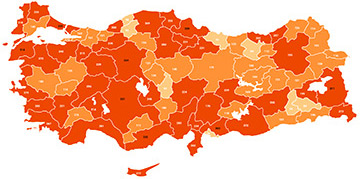 Türkiye Tür Haritası