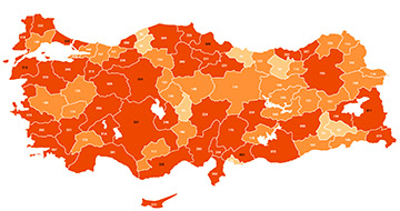 İL-TÜR Haritası